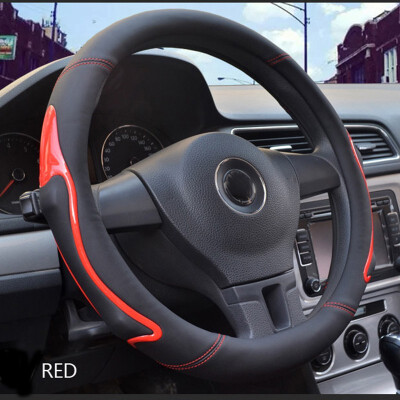 

Car Steering Wheel Cover 363840cm Micro Fiber Leather Antiskid Comfortable gentlemanly Car interior protection accessories