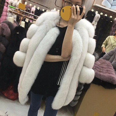 

Outdoor warm tops real fur coat natural fox fur women winter coat furry coat hot new discount price urban fashion thickening