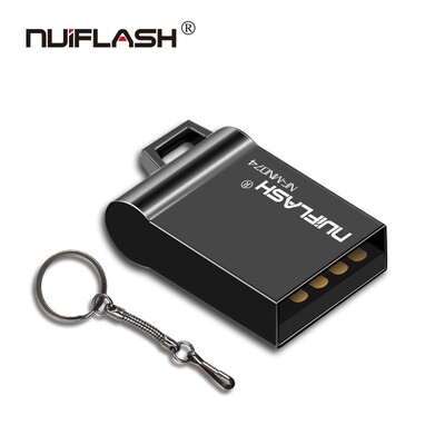 

NUIFLASH Super mini Metal USB Flash Drive 32GB 16GB 8GB High quality micro Pendrive 128GB 64GB memory sticks u disk