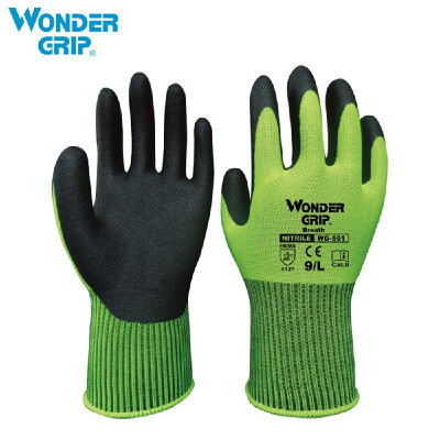 

Wonder Grip Universal Work Gloves with 13-Gauge Nylon Liner & Nitrile Foaming Coating Abrasion-proof Gardening Gloves