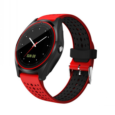 

V9 Smart Watch Bluetooth Smartwatch SIMTF Card Camera Message Sports Pedometer Wristwatch For Android PK A1 DZ09 Y1