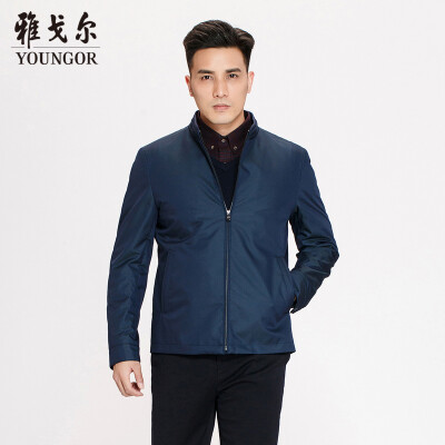 

Youngor Jack Mens 2019 Spring Youth Mens Casual Dress Jacket YJJK46404GQA Blue 16588A