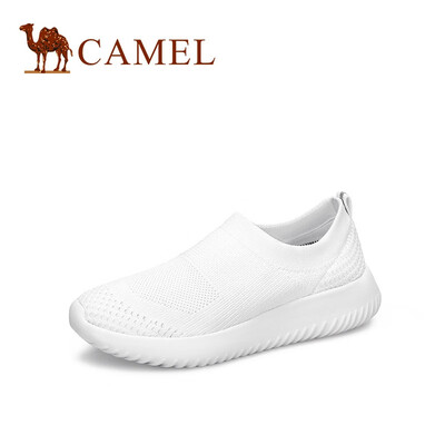 

Camel CAMEL ladies casual breathable fabric sets of feet round head casual shoes A912266150 white 37