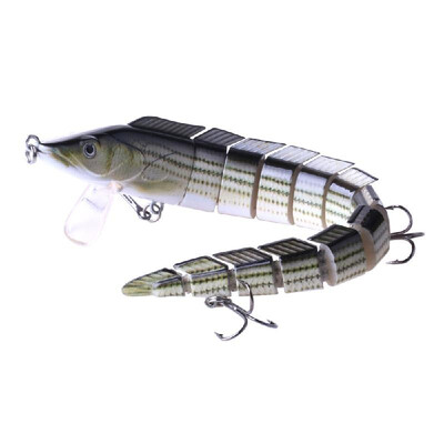 

HENG JIA Artificial Bait for Fishing Wobbler 13 Section Jointed Eel Fish Lure Hard Slow Sink