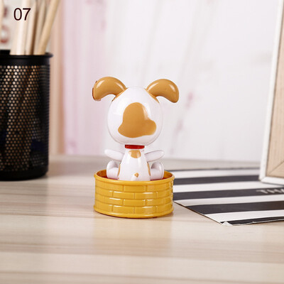 

1pcs Car accessories Ornament lovely Solar Powered Shaking Swing Head Dog cute car Dog Doll Automobile Decoration Dashboard Toy