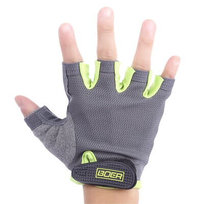 

BOER Paired Body Building Fitness Weightlifting Half Finger Gloves for Women