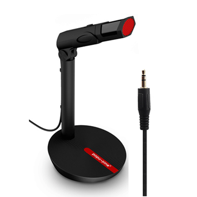 

Karaoke Microphone Vocal Record Singing Studio PC USB 35mm for Computer Vol Adjust Switch Rotatable Flexible Professional Mic