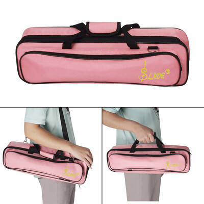 

LADE Padded Flute Bag Backpack Soft Case Lightweight with Carry Handle Shoulder Strap