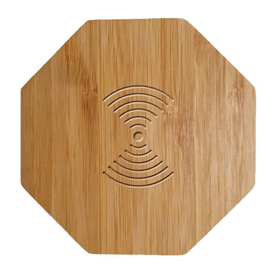 

Cheap portable Qi 5W Wood wireless charger Quick charging Pad for mobile phones