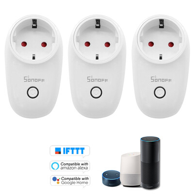 

5PCS SONOFF S26 ITEAD Wifi Smart Socket Wireless Remote Control Charging Adapter Smart Home Power Sockets USUKCNAUEU Type EF