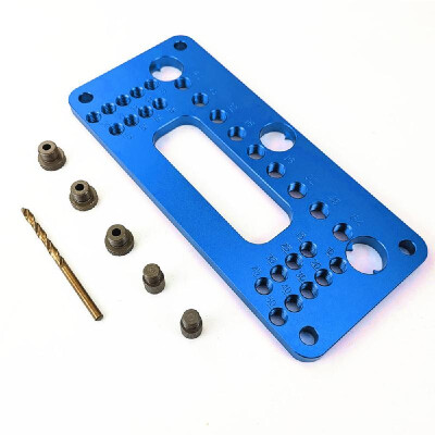 

Hand Cabinet Home Wood Working Small Aluminum Alloy Hole Puncher Door Handle Positioning Tool Portable Guide Locator