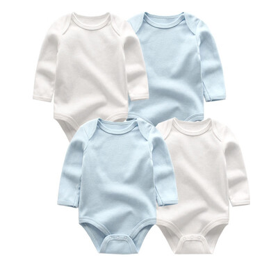 

Long Sleeve Baby Boys Clothes Newborn Bodysuits Clothing Sets 4PCS Roupa de bebe Unicorn Baby Girls Clothes Rompers 0-12M Purple