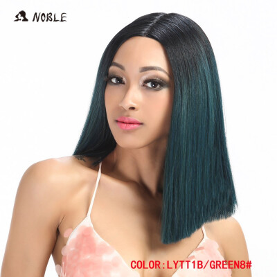 

Noble Hair Synthetic Lace Front Wig Straight Hair 14 Inch Lace Wigs For Black Women Ombre Hair Synthetic Lace Front Wig