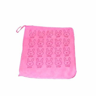 

Rabbit Bunny Microfiber Square Towel Baby Newborn Kitchen Cleaning Hand Wipe Saliva Towel Bathroom Dish Cloth Handkerchief