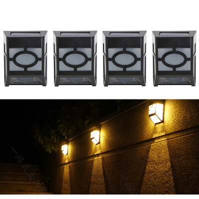 

Wall Mount Fence Lights Solar Powered 2 LED Light Sensor Waterproof Outdoor Garden Path Yard Deck Patio Spot Lamp Landscape Lighti