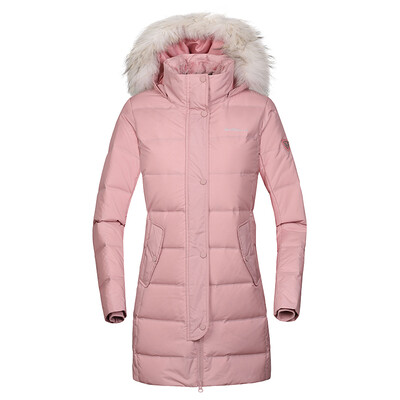 

NORTHLAND down jacket 2018 autumn&winter Ruiyi womens one-piece woven down jacket gray pink female models 16084A  code