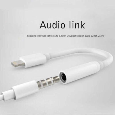 

Apple Lightning to 35mm Headphone Jack Adapter for iPhone 7 8 PLUS X Xs Max