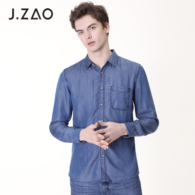 

Tokyo Tokyo made JZAO Mens Tencel Denim Shirt Blue XL 180100A