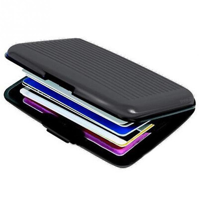 

Waterproof Antimagnetic Business ID Credit Card Metal Pocket Mini Case Waterproof Aluminum Cards Holder Pocket Wallet Holder