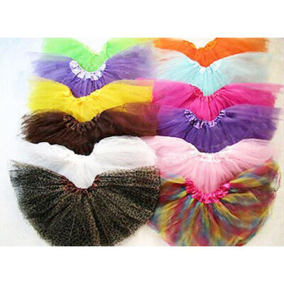 

Baby Girls Kids Tutu Ballet Dance Skirt Dress Up Short Mini Pettiskirt