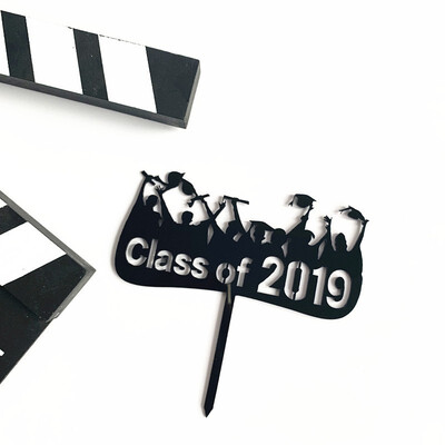 

FUNNYBUNNY Baking Cake Decoration 2019 Graduation Season Dr Cap Acrylic Cake Packing Graduation Party Decorations