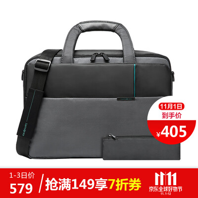 

Samsonite Laptop Case Briefcase Shoulder Bag Apple Notebook MacBook AirPro Sleeve Bag 14 Inch DA808001 Gray