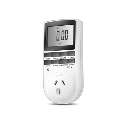 

TM02 Digital Timer Plug-in Style Large LCD Display Smart Control Socket
