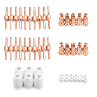 

58pcs PT31 Extended Electrodes Nozzle Tips Plasma Cutter Torch Consumables