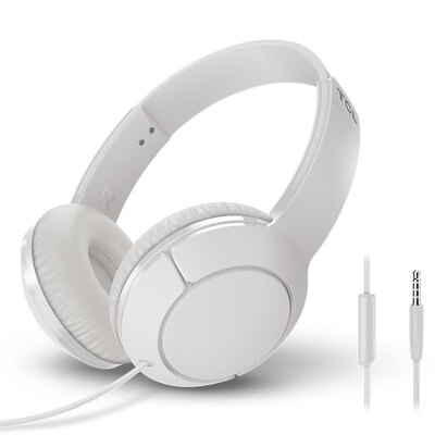 

TCL MTRO200 headset intelligent line control dynamic drive strong bass effect super strong soundproofing can be easily carried ivory white mobile phone universal