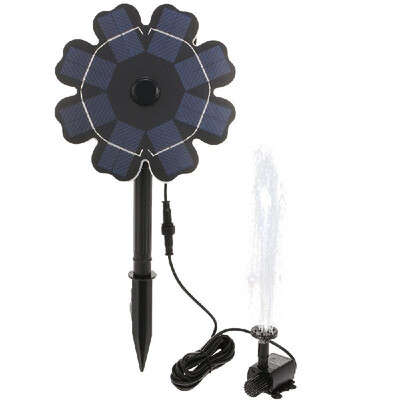 

Solar Fountain Pump for Bird Bath Flower Shaped Solar Panel with Stake 77"25W Solar Powered Sprinkler Fountain Pump for Garden