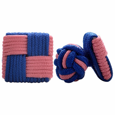 

Yoursfs Square Silk Knot Cufflinks Silk Cufflinks for Men Knot Cufflinks Giftbox Included