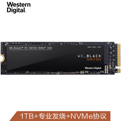 

Western Digital 1TB SSD Solid State Drive M2 Interface NVMe Protocol Black Series SN750-Game Performance Edition Five Year Warranty