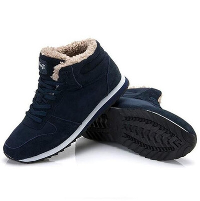 

MenWomen Fashion Winter Snow Boots Plush Outdoor Work Shoes Warm Boots