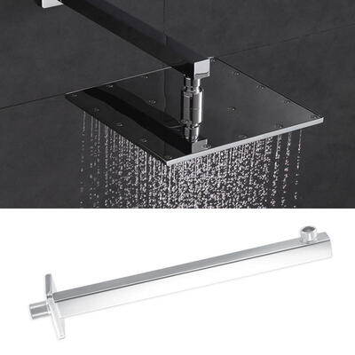 

Greensen Wall Mounted Chrome Plated Shower Arm Rod Tube Pipe Bathroom Accessory