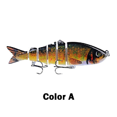 

12cm 185g Fishing Lure Hard Bait Multi Segments Swimbait Crankbait Artificial Fishing Lure Bait with Treble Hooks