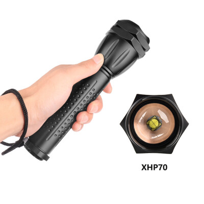 

Saidsome Powerful XHP70 LED Flashlight Zoomable LED Torch Light USB Rechargeable flashlight lamp