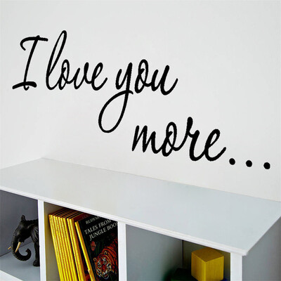

Quote Wall Sticker I Love You For Home Decoration Waterproof Removable Decals