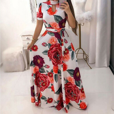 

Women Ladies Maxi Dress Boho Evening Party Summer Beach Casual Long Sundress