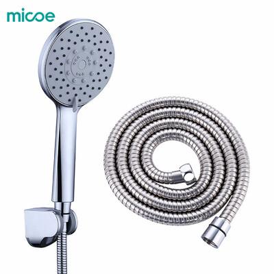 

Micoe shower head hand-held rain 6 function ABS shower bathroom shower accessories pressurized water-saving shower faucet