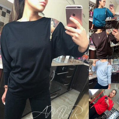 

Women Sweatshirt Lady Casual Pullover Coat Autumn Long Sleeve Blouse