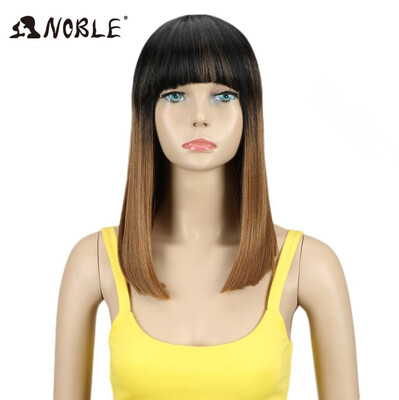 

Noble Short Wigs High Temperature Synthetic Hair Wigs 14 Inch Red Synthetic Wigs For Black Women 4 Colors Choice Heat Resistant