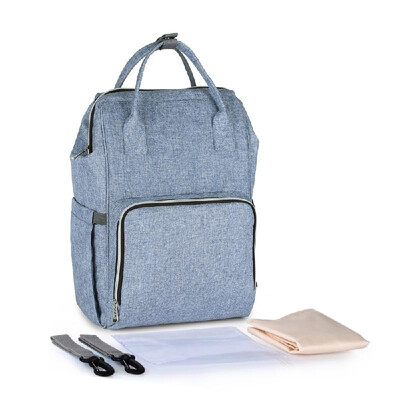 

Diaper Bag Backpack Large Capacity Multi-function Waterproof Polyester Baby Clothes Diaper Nappy Milk Powder Bottle Travelling Sto