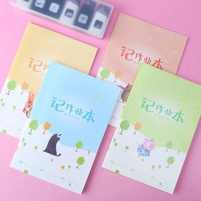 

Shaoze Culture A5 Job Registration Homework Record This Exercise Writing Snow Object Series 4 Pack