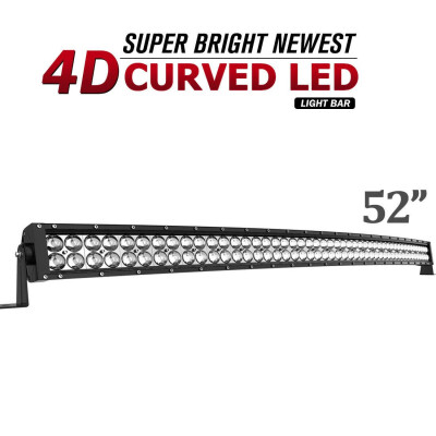 

52 inch LED Light Bar Curved Combo Roof Driving Offroad for Jeep Truck 4x4 SUV