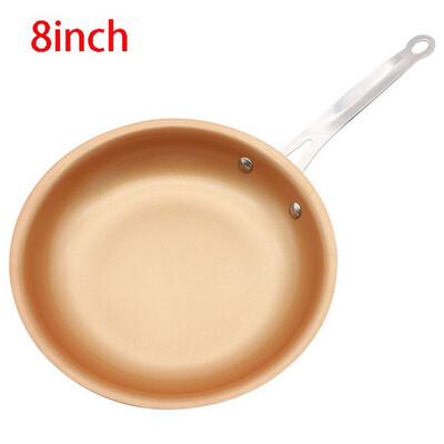 

Non-stick Skillet Copper Red Pan Ceramic Induction Skillet Frying Pan Saucepan Oven & Dishwasher Safe 10 Inches Nonstick Skillet