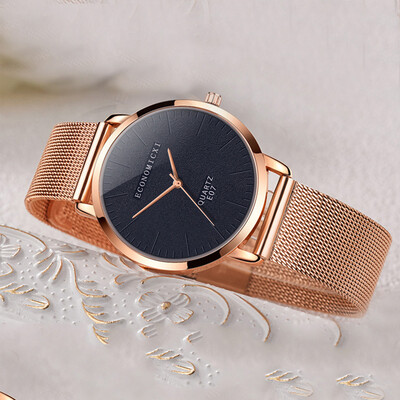 

RM Fashion Women Lady Stainless Steel Bracelet Watch Analog Quartz Wrist Watches