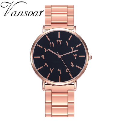 

RM Vansvar Luxury Business Steel Strip Watch With Simple Mirror Quartz Watch