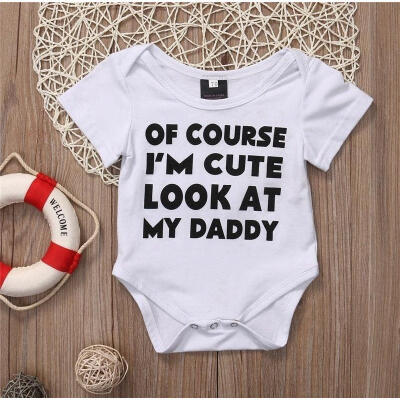 

Newborn Kids Baby Boys Girls One-Piece Bodysuit Romper Jumpsuit Sunsuit Outfits Clothes