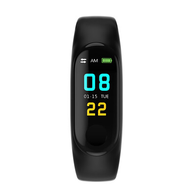 

Smart Bracelet M3 Plus Sport Bracelet 096 TFT Touch Screen BT 40 Fitness Tracker Heart RateBlood Pressure Monitoring Pedometer