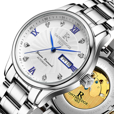 

Man Automatic mechanical watch Business affairs Wrist watch Waterproof steel strip Calendar watch